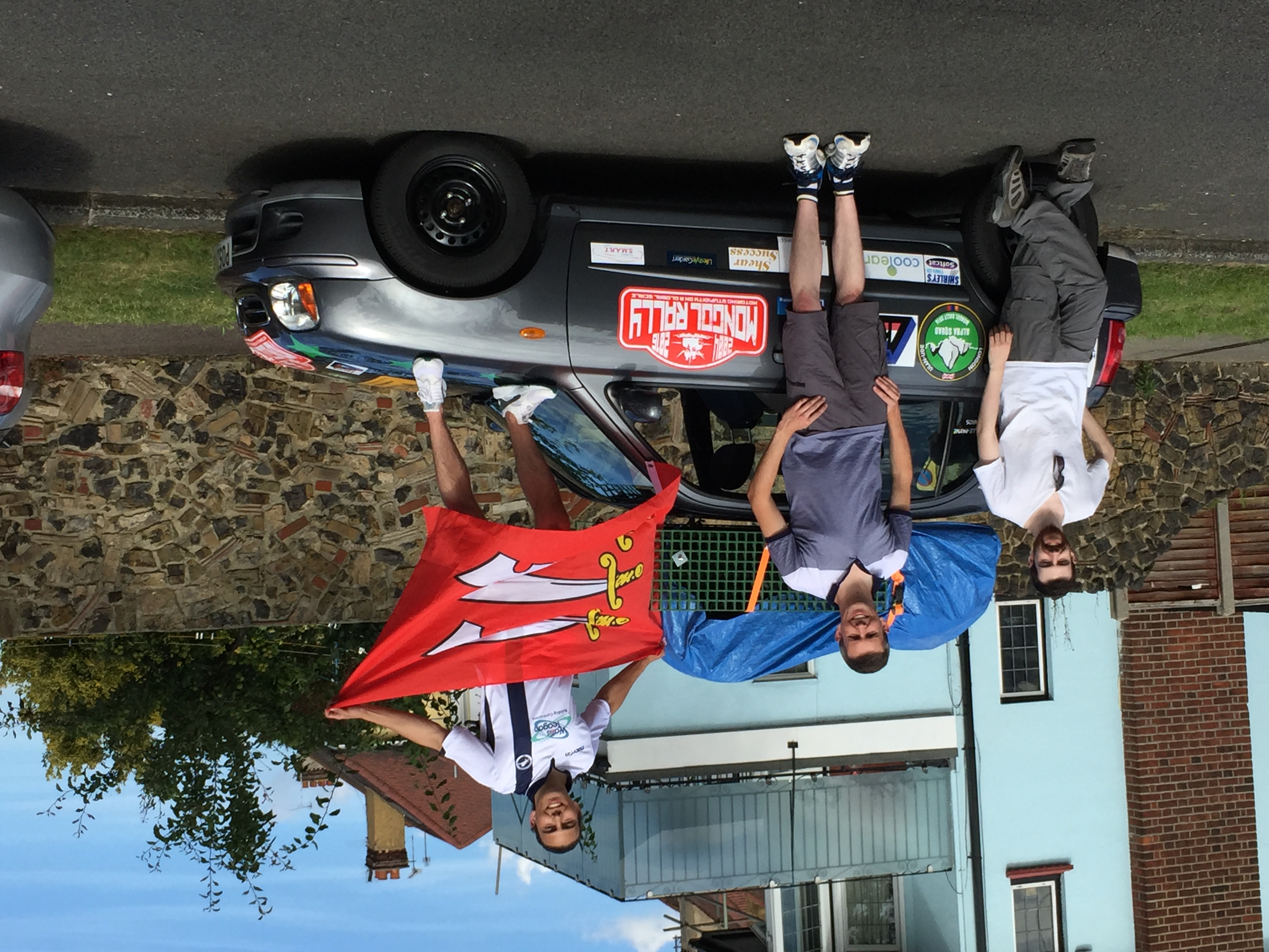 Nissan Micra on the Mongol Rally route